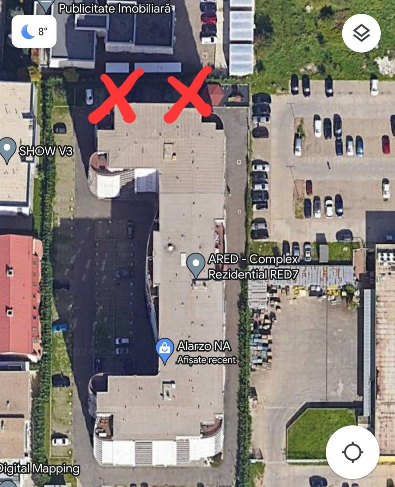 Loc de parcare exterior de închiriat în Splaiul General Gheorghe Magheru 14, Arad
