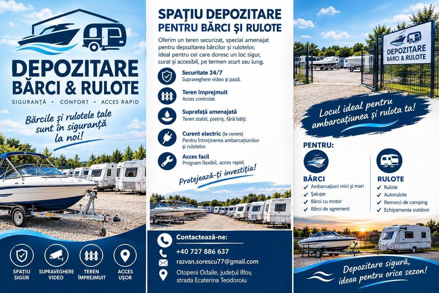 Loc de parcare exterior de închiriat în Otopeni