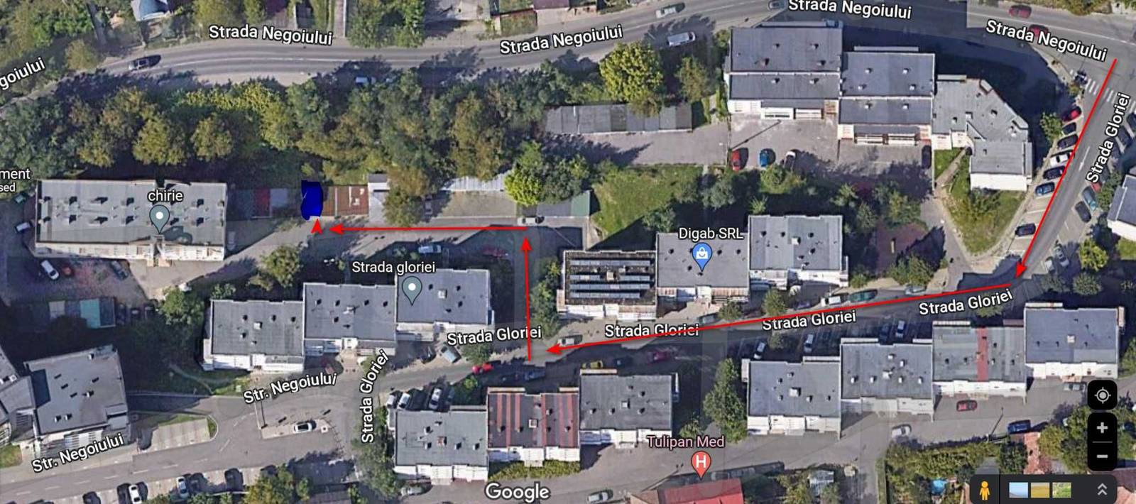 Loc de parcare tip garaj de închiriat în Strada Negoiului, Targu-Mures – fotografia 3