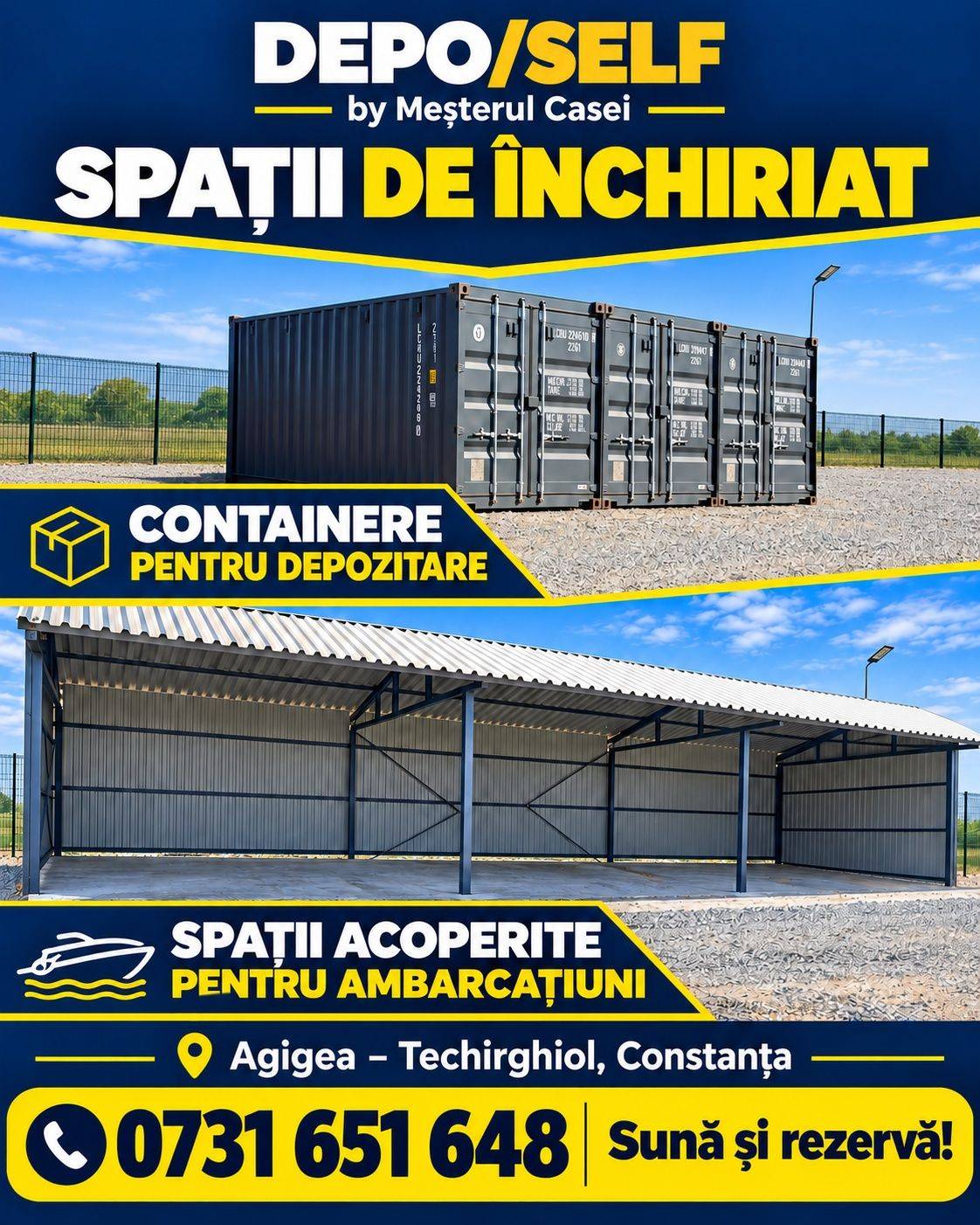 Loc de parcare interior de închiriat în Șoseaua Națională, Techirghiol