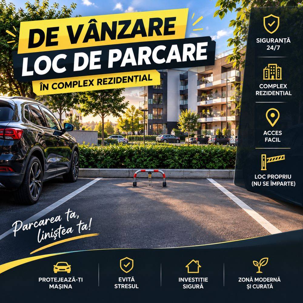 Loc de parcare exterior de vânzare în Strada Rezervelor, Chiajna