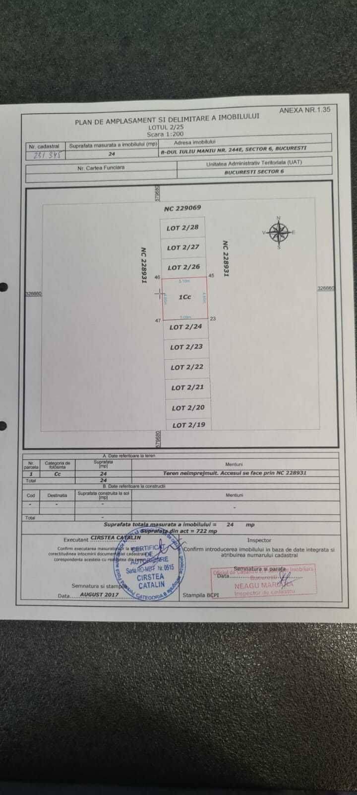 Loc de parcare exterior de vânzare în Sectorul 6 – fotografia 4